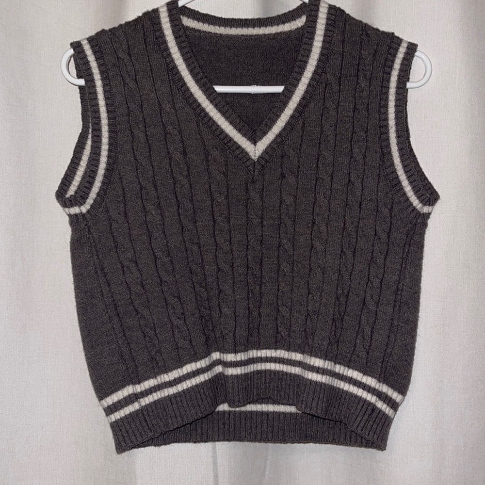 Vintage Knit Sweater-vest